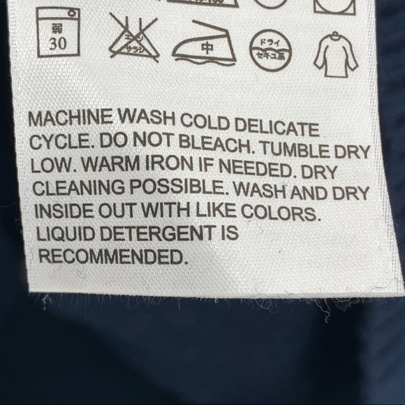 NWT Levi's 100% Cotton Blue White Striped Crew-Neck Long Sleeve Men's Sweater XL - Picture 8 of 11